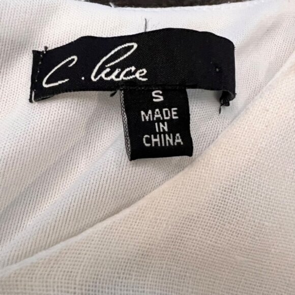 C. Puce Sleeveless Lined Dress Linen Blend Red Embroidered Trim BOHO Summer EUC - Picture 11 of 16